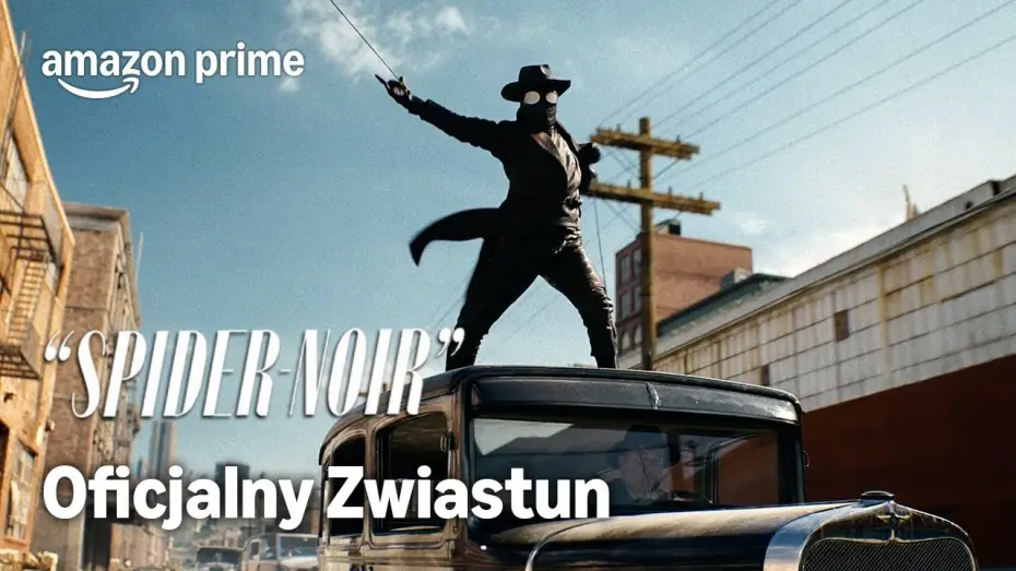 Видео к сериалу Паук-Нуар — Oficjalny Zwiastun w kolorach True-Hue