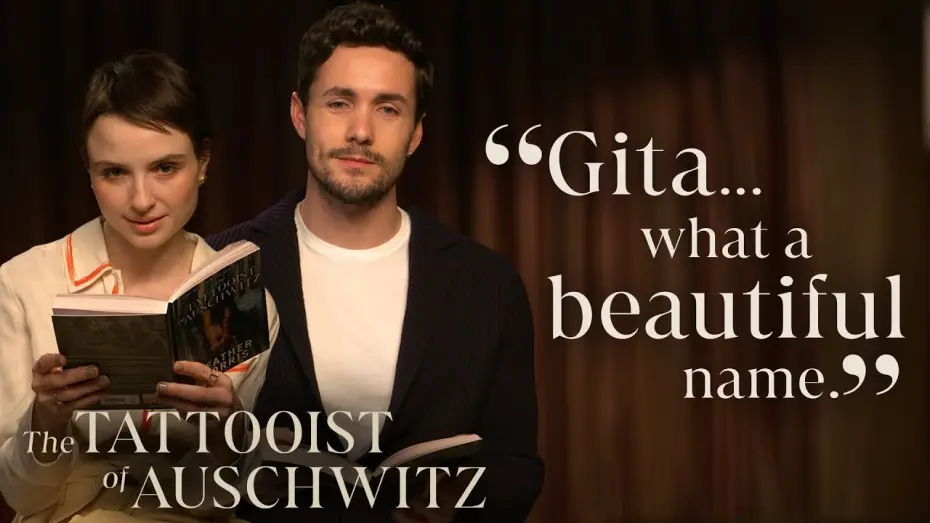 Видео к сериалу Татуировщик из Освенцима — Jonah Hauer-King and Anna Próchniak Read The Tattooist of Auschwitz