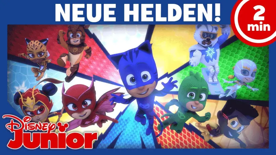 Видео к сериалу Герои в масках: Супергерои — ⚡ Das sind die Power-Helden! | PJ Masks: Power-Helden