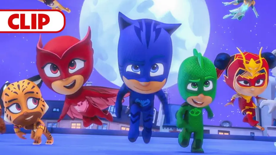 Видео к сериалу Герои в масках: Супергерои — PJ Masks Power Heroes | Theme Song 🎶 | Music Video | @disneyjr