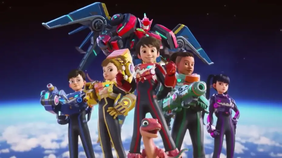 Видео к сериалу 다이노스터: 공룡수호대 — Heroes Dinoster - Générique français