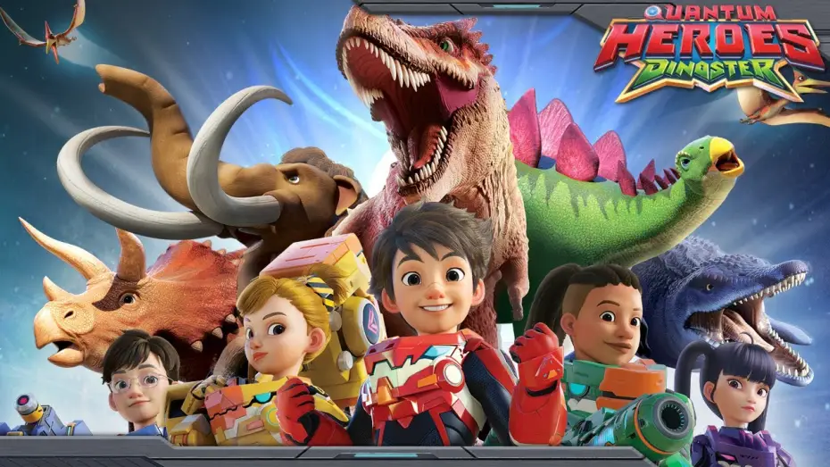 Видео к сериалу 다이노스터: 공룡수호대 — [DINOSTER1] Quantum Heroes: Dinoster Opening Theme Song🦖