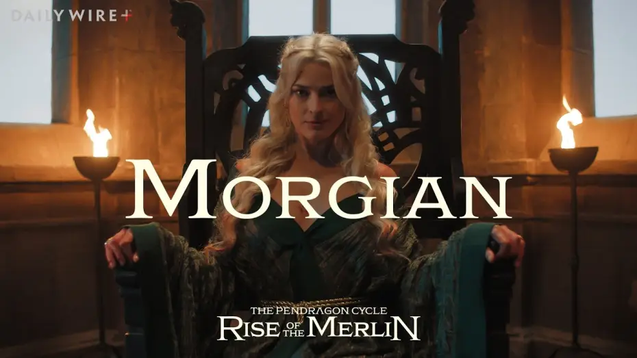 Видео к сериалу Цикл Пендрагона: Восхождение Мерлина — Morgian Teaser: The Sorceress of Shadows