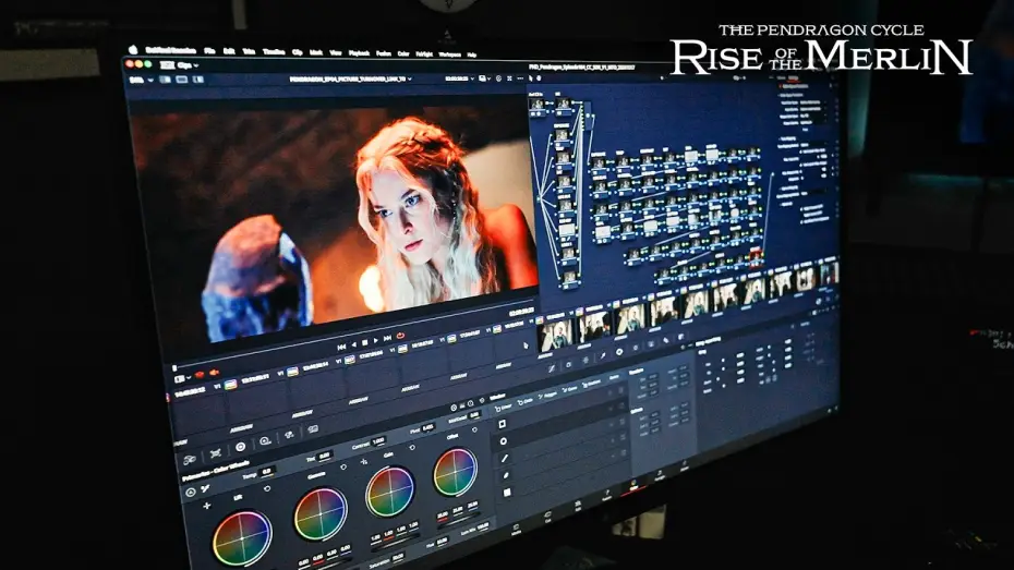 Видео к сериалу Цикл Пендрагона: Восхождение Мерлина — How Post-Production Brings a Medieval Epic to Life