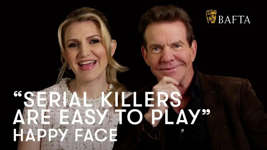 Видео к сериалу Убийца со счастливым лицом — Dennis Quaid and Annaleigh Ashford break down the Happy Face Killer | BAFTA