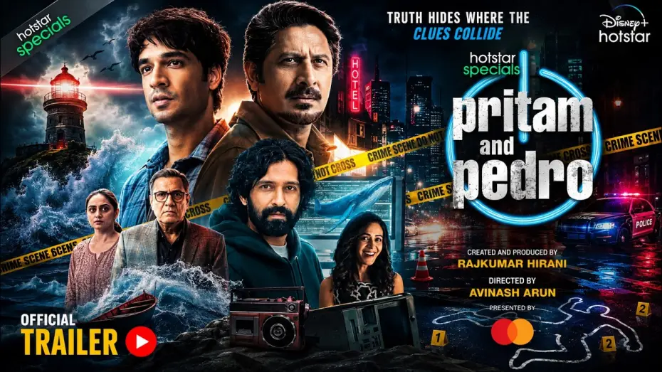 Видео к сериалу Притам и Педро — Pritam and Pedro (Official Trailer) | Rajkumar Hirani | Vikrant Massey | Arshad Warsi | JioHotstar