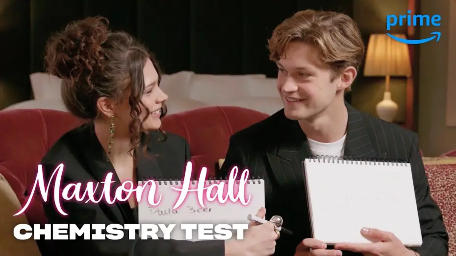 Видео к сериалу Макстон-холл — Сезон 1 — Harriet Herbig-Matten and Damian Hardung Do a Chemistry Test [Subtitled]