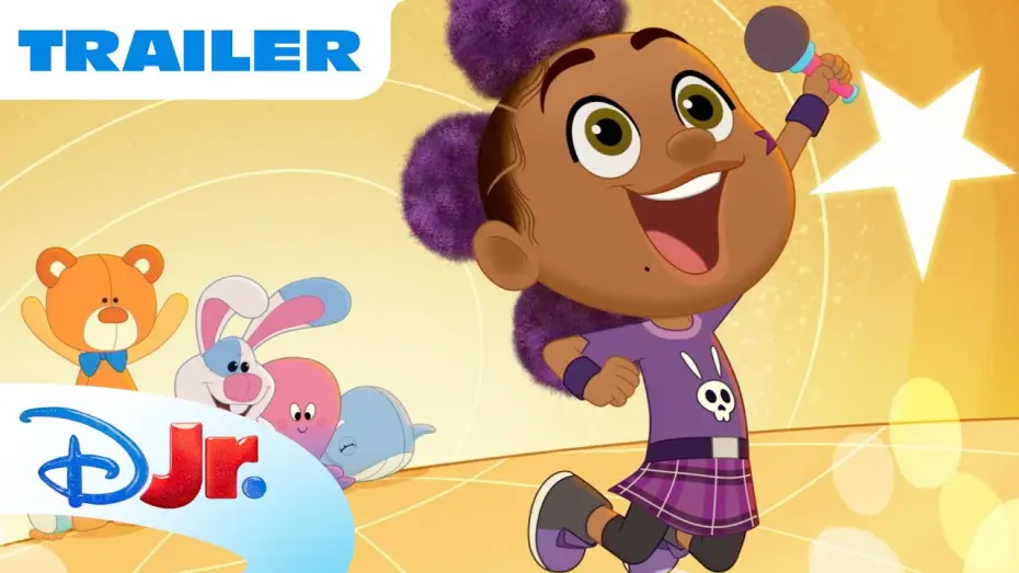 Видео к сериалу Hey A.J.! — Hey AJ! Official Trailer 🐰🚀 | Meet AJ & Her Magic Imaginations! | @disneyjr