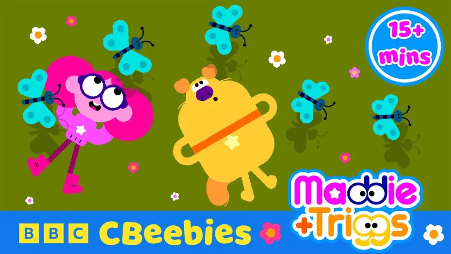 Видео к сериалу Maddie + Triggs — Use All Your Senses with Maddie and Triggs | 15+ Compilation | CBeebies
