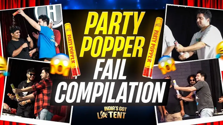 Видео к сериалу India's Got Latent — PARTY POPPER FAILS