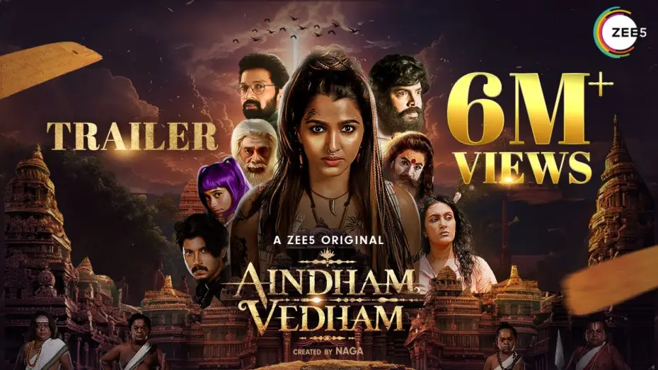Видео к сериалу Айндам Ведхам — Aindham Vedham Trailer (Tamil) | A ZEE5 Original | Sai Dhanshika | Santosh| Naga| Premieres 25th Oct