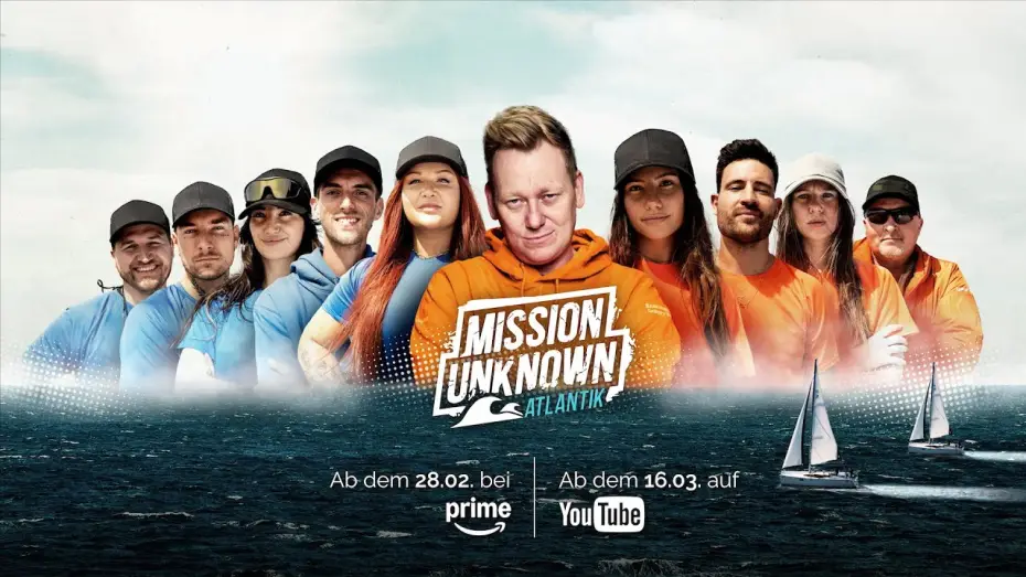 Видео к сериалу Mission Unknown — MISSION UNKNOWN: Atlantik - 10 Creator. 2 Boote. 1 Rennen 🌊⛵ Offizieller Trailer