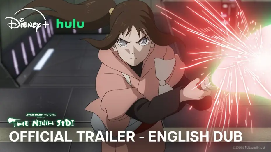 Видео к сериалу Звёздные войны: Видения. Девятый джедай — English Dub Trailer