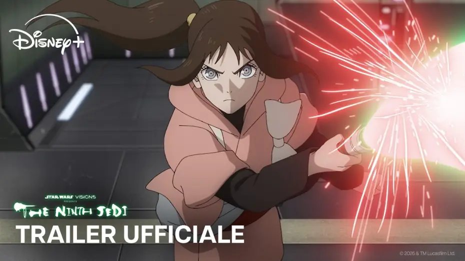 Видео к сериалу Звёздные войны: Видения. Девятый джедай — Star Wars: Visions Presenta - The Ninth Jedi | Trailer Ufficiale | Dal 5 Agosto su Disney+