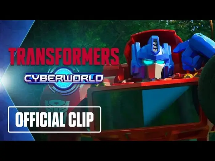 Видео к сериалу Трансформеры: Кибермир — Transformers: CYBERWORLD First Look | Optimus Vs Grimlock Official Clip | Transformers Official