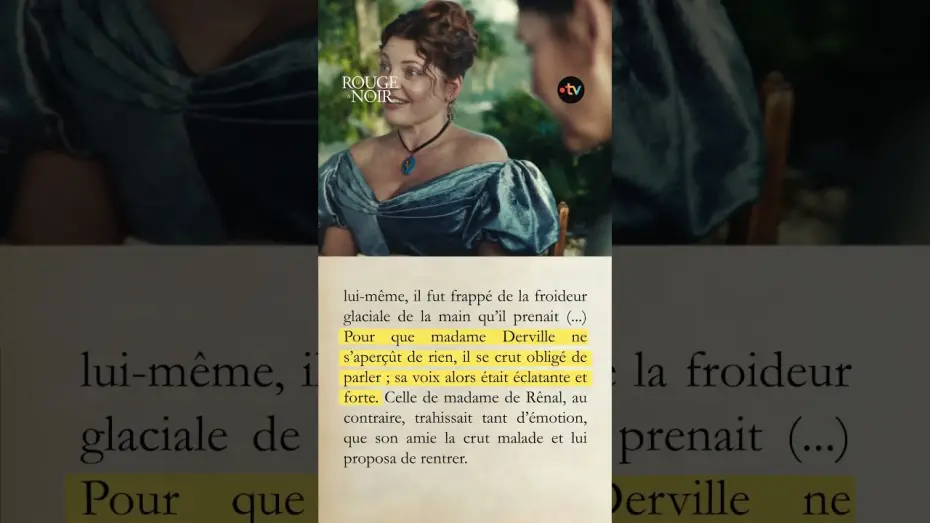 Видео к сериалу Le Rouge et le Noir — Le Rouge et le Noir : série vs. livre #onregardequoi
