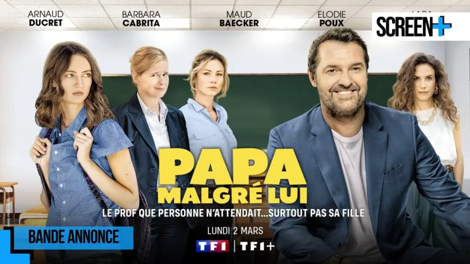 Видео к сериалу Papa malgré lui — Papa malgré lui sur TF1