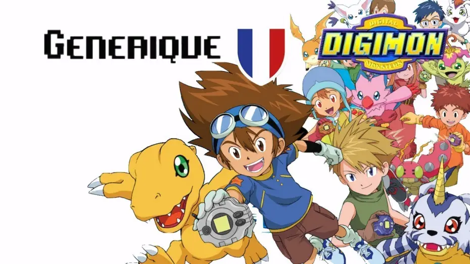 Видео к сериалу Приключения Дигимонов — Generique FR - Digimon