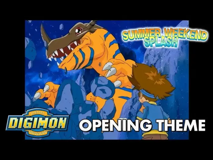 Видео к сериалу Приключения Дигимонов — Opening Theme (English Dub)