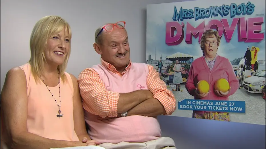 Видео к сериалу Семейка миссис Браун — Mrs Browns Boys D'Movie - Brendan O'Carroll & Jennifer Gibney Interview