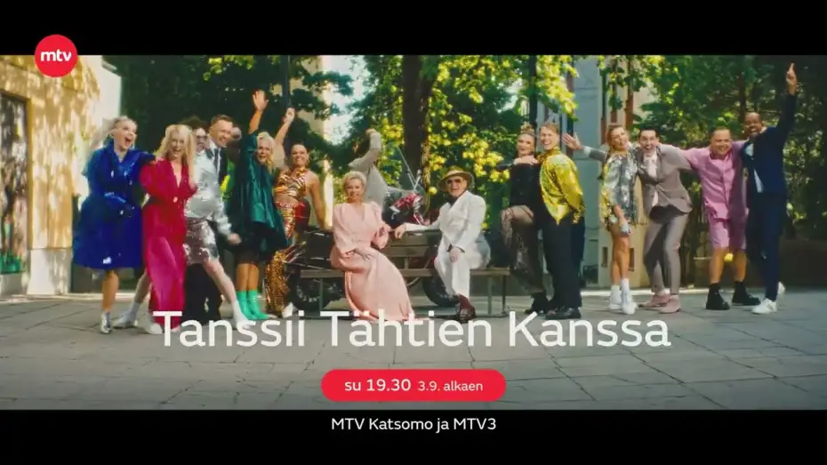 Видео к сериалу Tanssii tähtien kanssa — Uusi Tanssii Tähtien Kanssa -kausi 3.9. alkaen su 19.30 MTV Katsomossa ja MTV3:lla