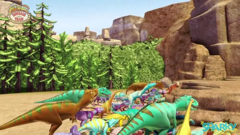 Видео к сериалу Поезд динозавров — DINOSAUR TRAIN Trailer