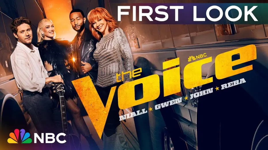 Видео к сериалу Голос Америки — Niall, John, Reba and Gwen's First Day on Set | The Voice | NBC