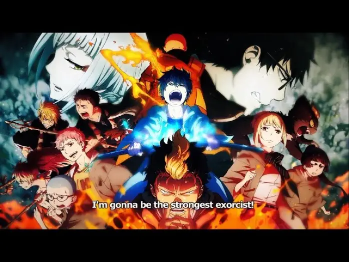 Видео к сериалу Синий Экзорцист — Blue Exorcist: Kyoto Saga Trailer 2