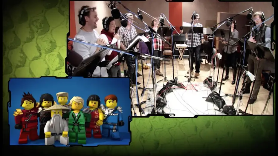 Видео к сериалу LEGO Ниндзяго: Мастера Кружитцу — Voice Recording - LEGO Ninjago - DVD Bonus