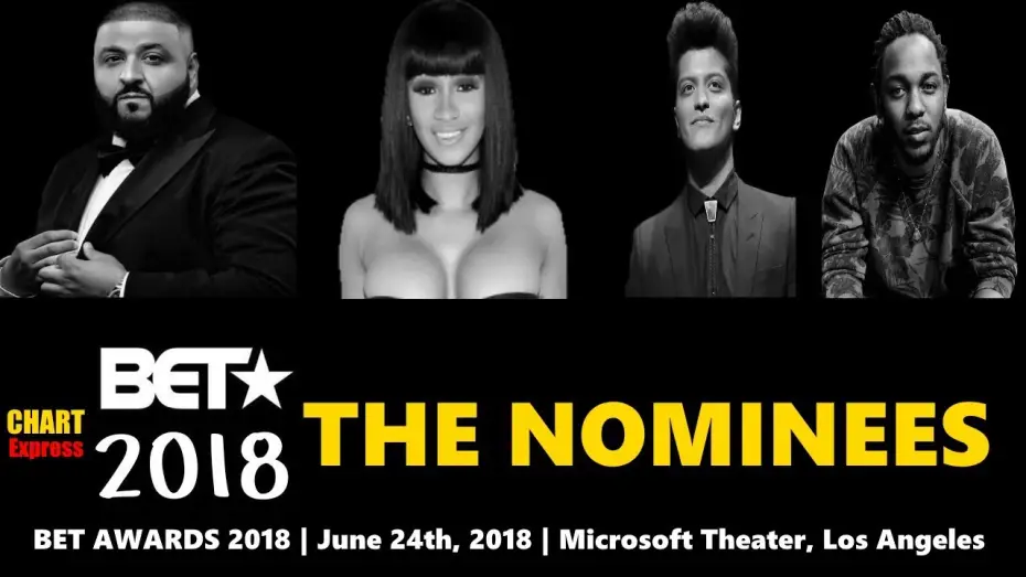 Видео к сериалу BET Awards — BET★ Awards 2018 - Nominees | Black Entertainment Television Awards 2018 | ChartExpress