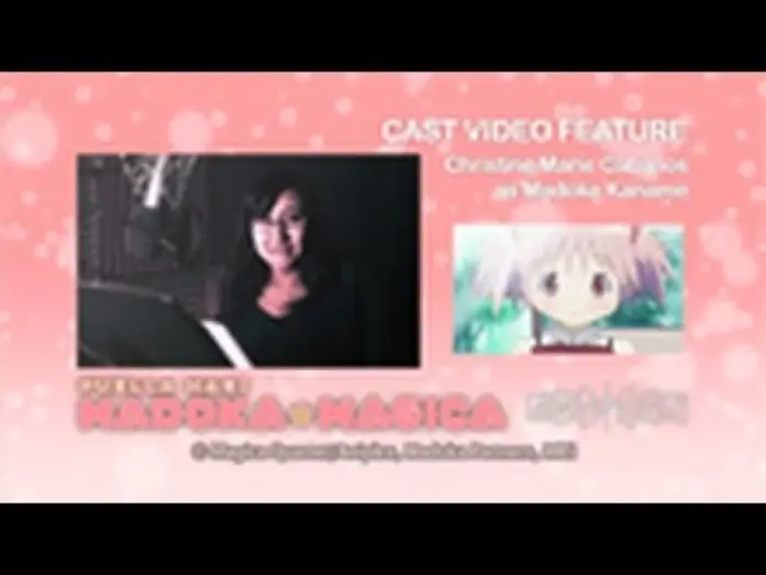 Видео к сериалу Волшебница Мадока Магика — English Cast Video: Madoka Kaname