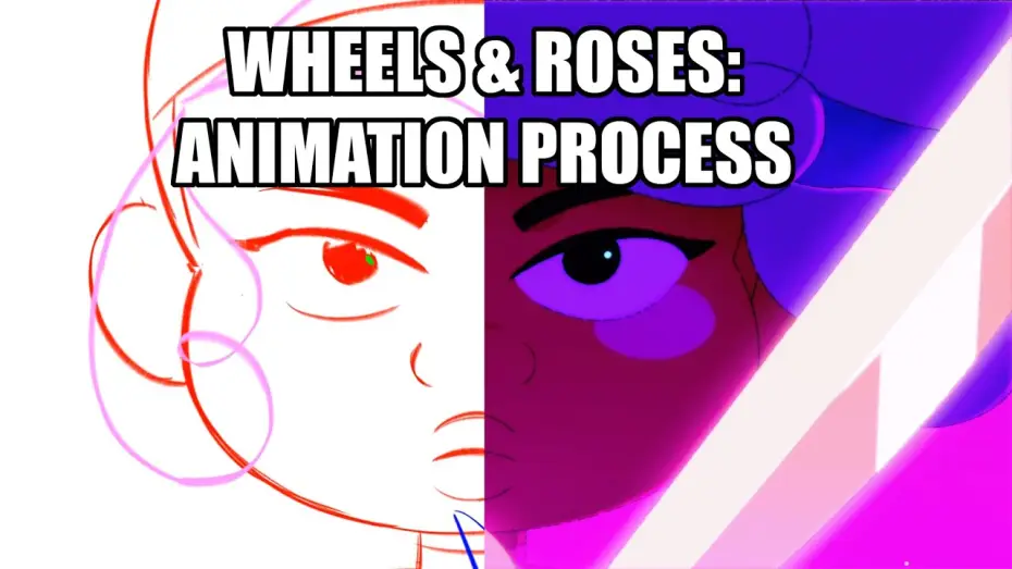 Видео к сериалу WHEELS & ROSES — WHEELS & ROSES | Animation Process by Li Cree | Orange Blossom Studios