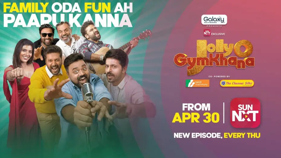 Видео к сериалу Веселая джимхана — Jolly O GymKhana — Official Promo | Sun NXT Exclusive | Celebrity Talk Show | Premieres April 30