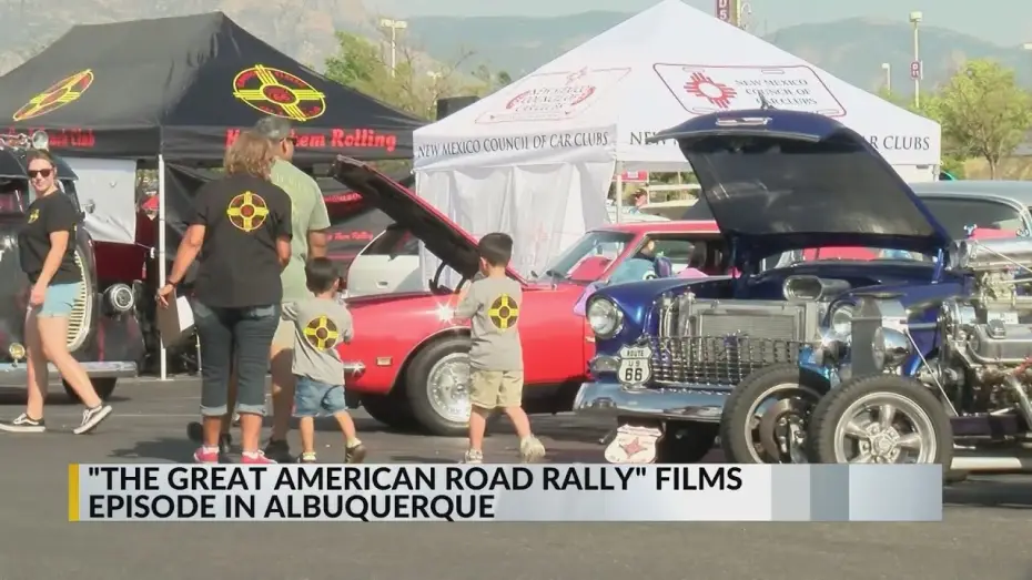 Видео к сериалу The Great American Road Rally: Celebrity Edition — 'Great American Road Rally' films episode in Albuquerque