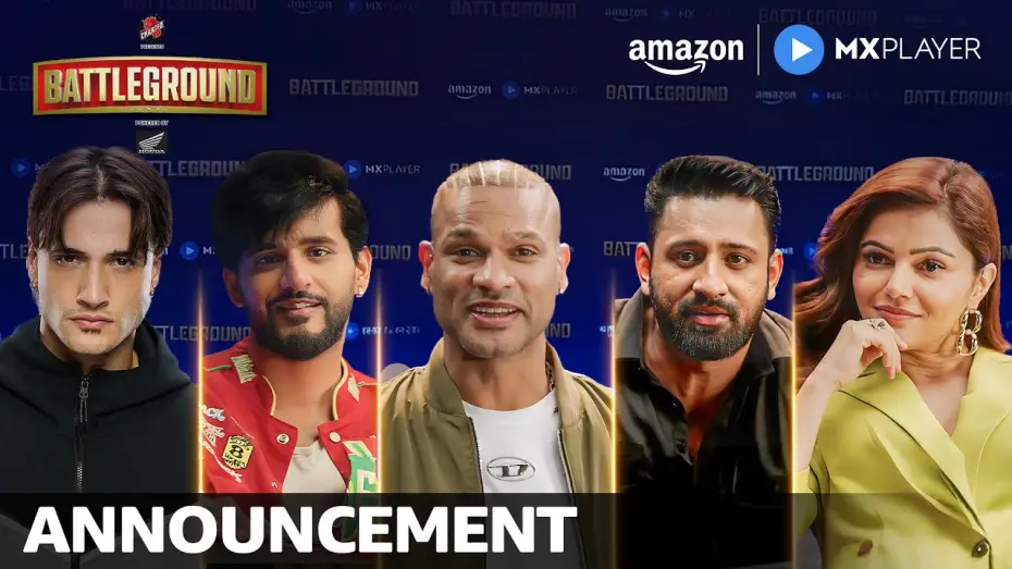 Видео к сериалу Battleground — Battleground Announcement | Shikhar Dhawan, Rajat Dalal, Asim Riaz, Fukra Insaan | Amazon MX Player