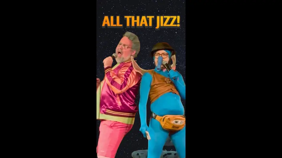 Видео к сериалу Ток-шоу Джорджа Лукаса: В прямом эфире — Retired Filmmaker George Lucas and Watto sing ALL THAT JIZZ