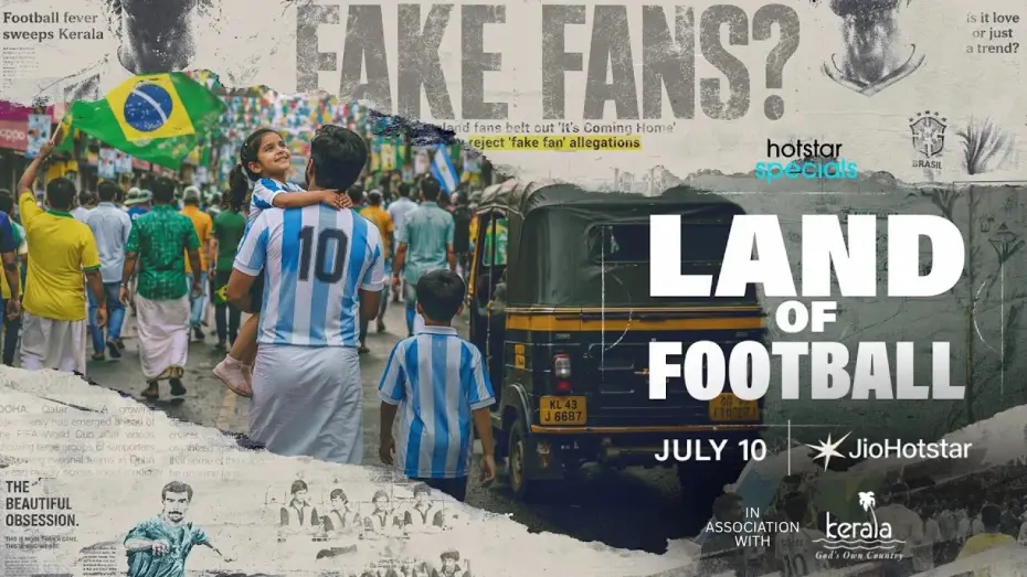 Видео к сериалу Страна футбола — Land of Football | July 10 | Hotstar Specials | JioHotstar | @keralatourism