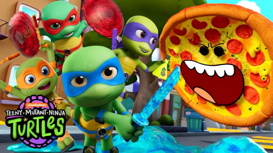 Видео к сериалу Teeny Mutant Ninja Turtles — TEENY MUTANT NINJA TURTLES | Episode 1: Pizza Monster 🍕 | Full Episode