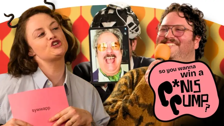 Видео к сериалу So You Wanna Win A Penis Pump — Demi Lardner Made The Most Unhinged Game Show 🤯 Ft Paul F. Tompkins, Alexei Toliopoulos [SYWWAPP]