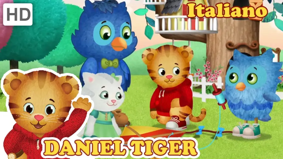 Видео к сериалу Тигренок Даниэль и его соседи — Daniel Tiger in Italiano - Sigla