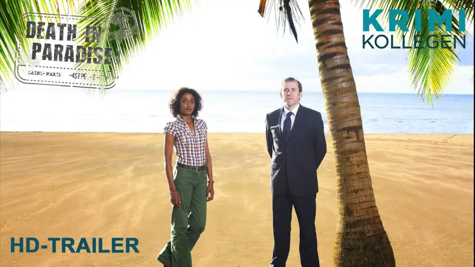Видео к сериалу Смерть в раю — DEATH IN PARADISE - Staffel 1 - Trailer deutsch [HD] - KrimiKollegen