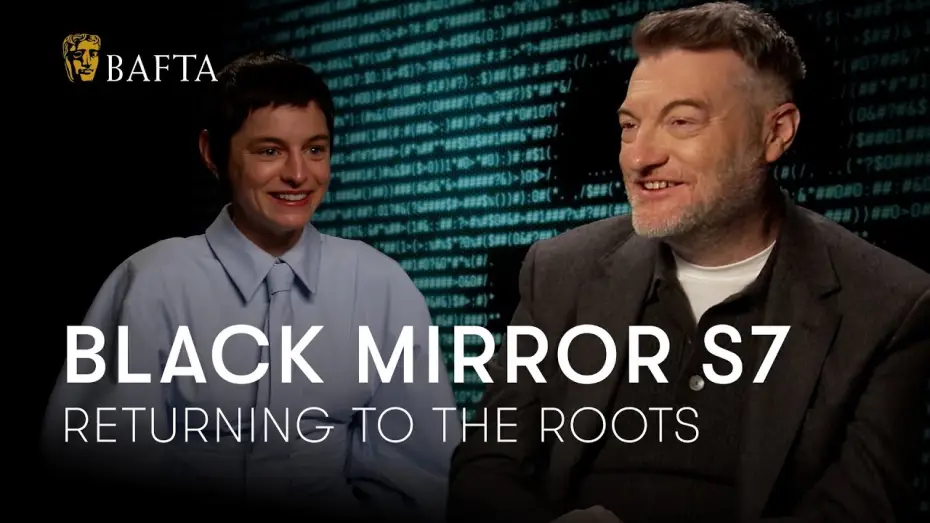 Видео к сериалу Черное зеркало — Is Charlie Brooker secretly in Black Mirror's Season 7 episode Plaything? Maybe... | BAFTA