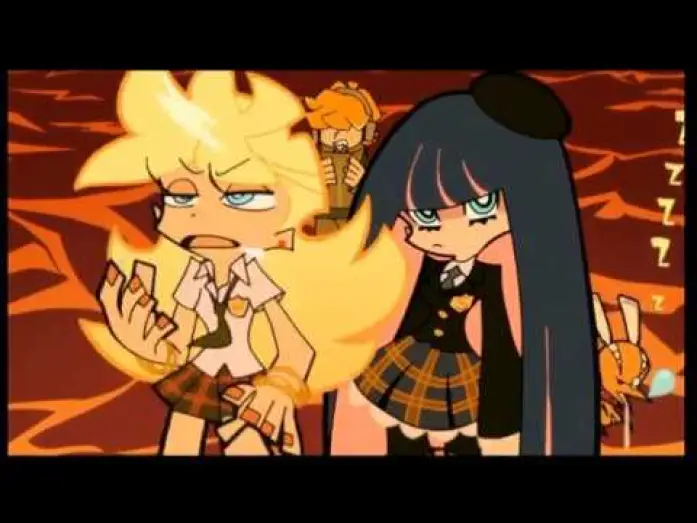 Видео к сериалу Труська, Чулко и пресвятой Подвяз — Panty & Stocking (Outtakes)