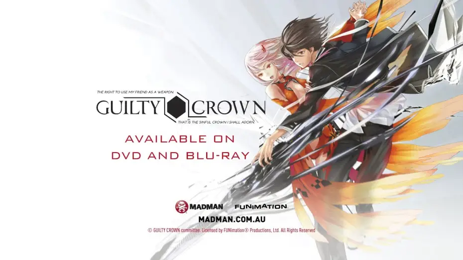 Видео к сериалу Корона грешника — Guilty Crown - Official Trailer