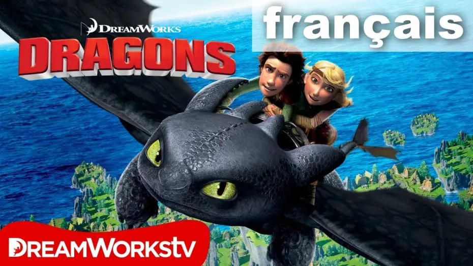 Видео к сериалу Драконы и всадники Олуха — DRAGONS - Teaser VF
