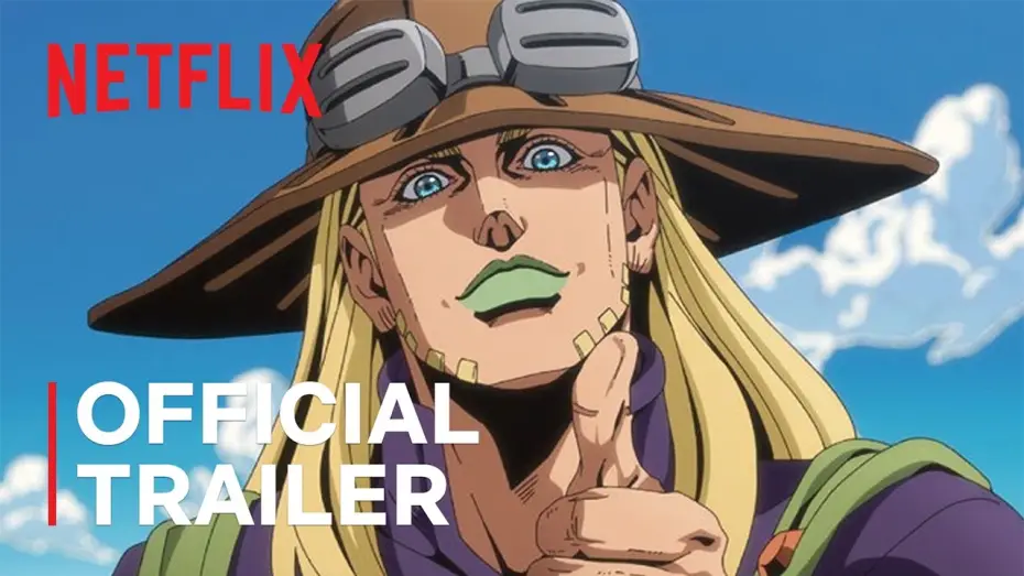 Видео к сериалу Невероятные приключения ДжоДжо — STEEL BALL RUN JoJo's Bizarre Adventure 2nd STAGE Official Trailer