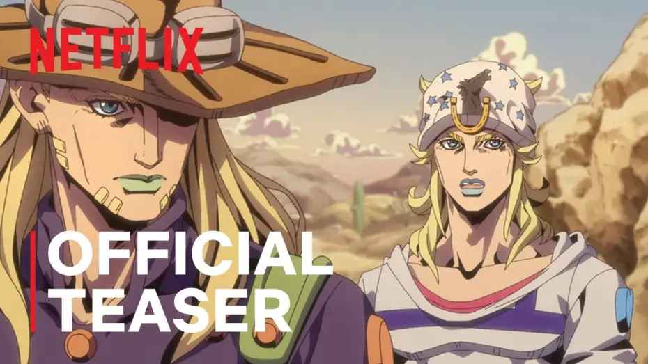 Видео к сериалу Невероятные приключения ДжоДжо — STEEL BALL RUN JoJo's Bizarre Adventure 2nd STAGE Official Teaser [Subtitled]