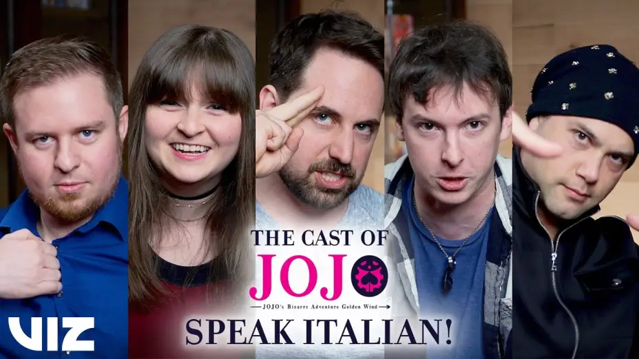 Видео к сериалу Невероятные приключения ДжоДжо — Speaking Italian with Phillip Reich, Ray Chase & the Cast of Golden Wind