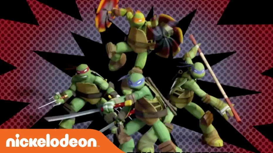 Видео к сериалу Черепашки-ниндзя — Teenage Mutant Ninja Turtles | Intro Theme Song (Karaoke Version) | Nick