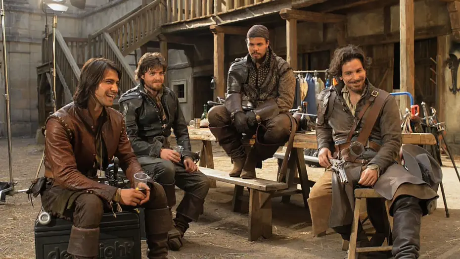 Видео к сериалу Мушкетёры — The Musketeers discuss their training - The Musketeers - BBC One